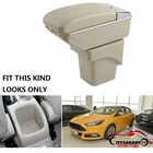 Городской автомобильный вместительный + роскошный + USB-подлокотник, центральный контейнер для хранения с держателем для чашки, USB подходит для фотофокуса 2006-13