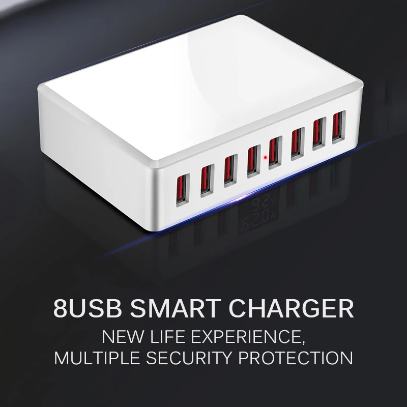 8 Порты и разъёмы USB Зарядное устройство концентратор мульти док станция для