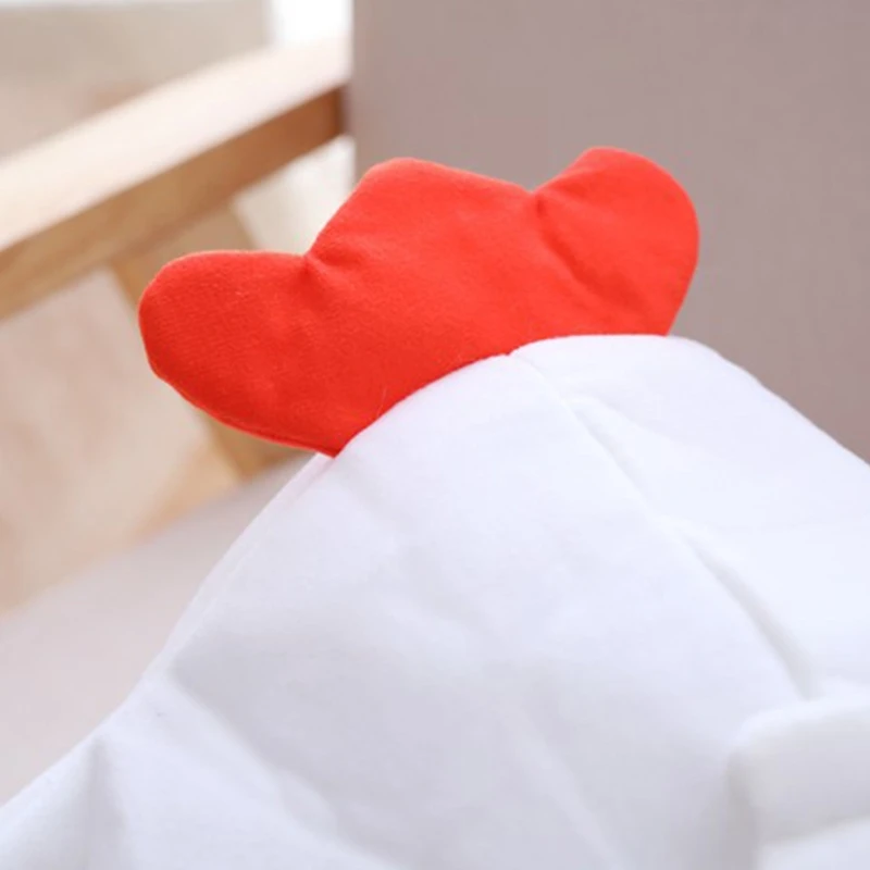 

Novelty Funny Cartoon Chicken Animal Plush Hat Stuffed Toy Full Headgear Cap Cosplay Costume Festival Party Photo Props