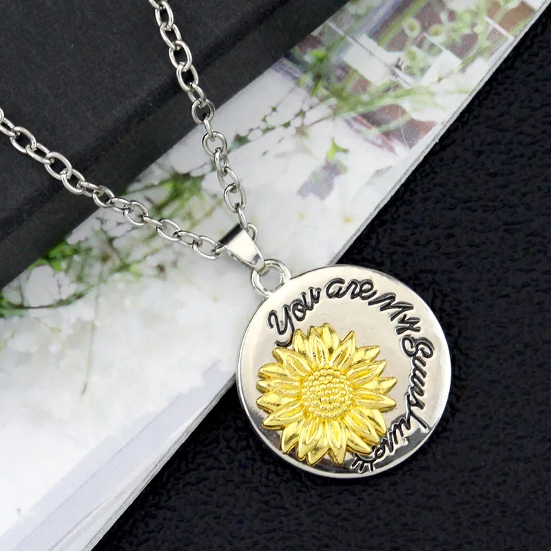 Новинка 2020 подвеска Ты мой Солнечный свет вращающаяся цепочка Очаровательное