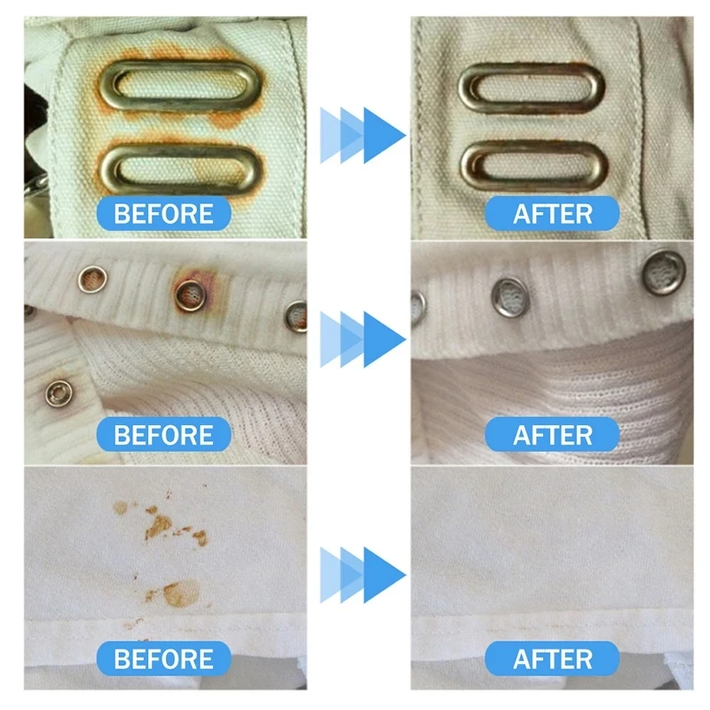 

Fabric stain remover clothes rubbing pills Rust Stain Remover Multi-purpose Clothes Cleaner Waterless Clothing Cleansing Agent