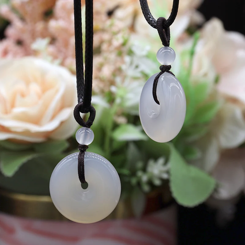 Ювелирный аксессуар, подвеска из натурального камня, модные ювелирные изделия, красивое женское украшение, ожерелье