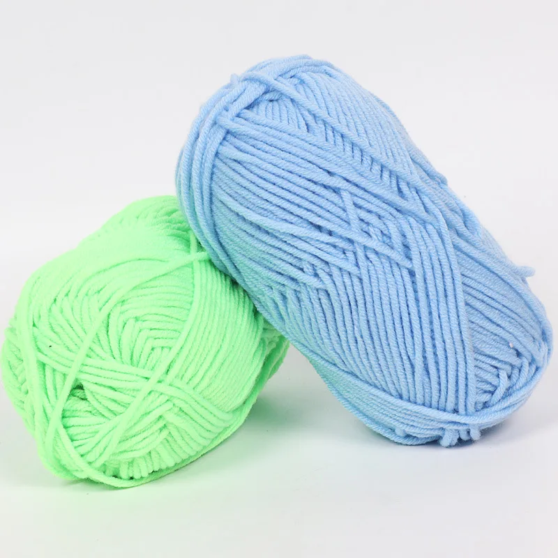 Высококачественная детская искусственная нить из шерсти красочная