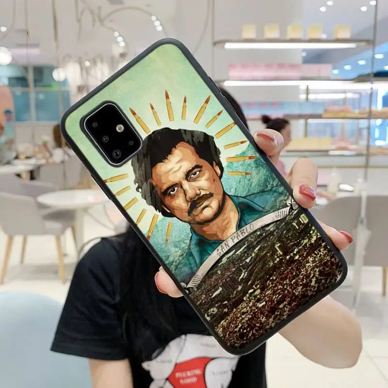 

Narcos TV Series Pablo Escobar Phone Case For Samsung S9 10 20Plus Note 7 8 9 10 10plus Pro J8 M30 31 A32