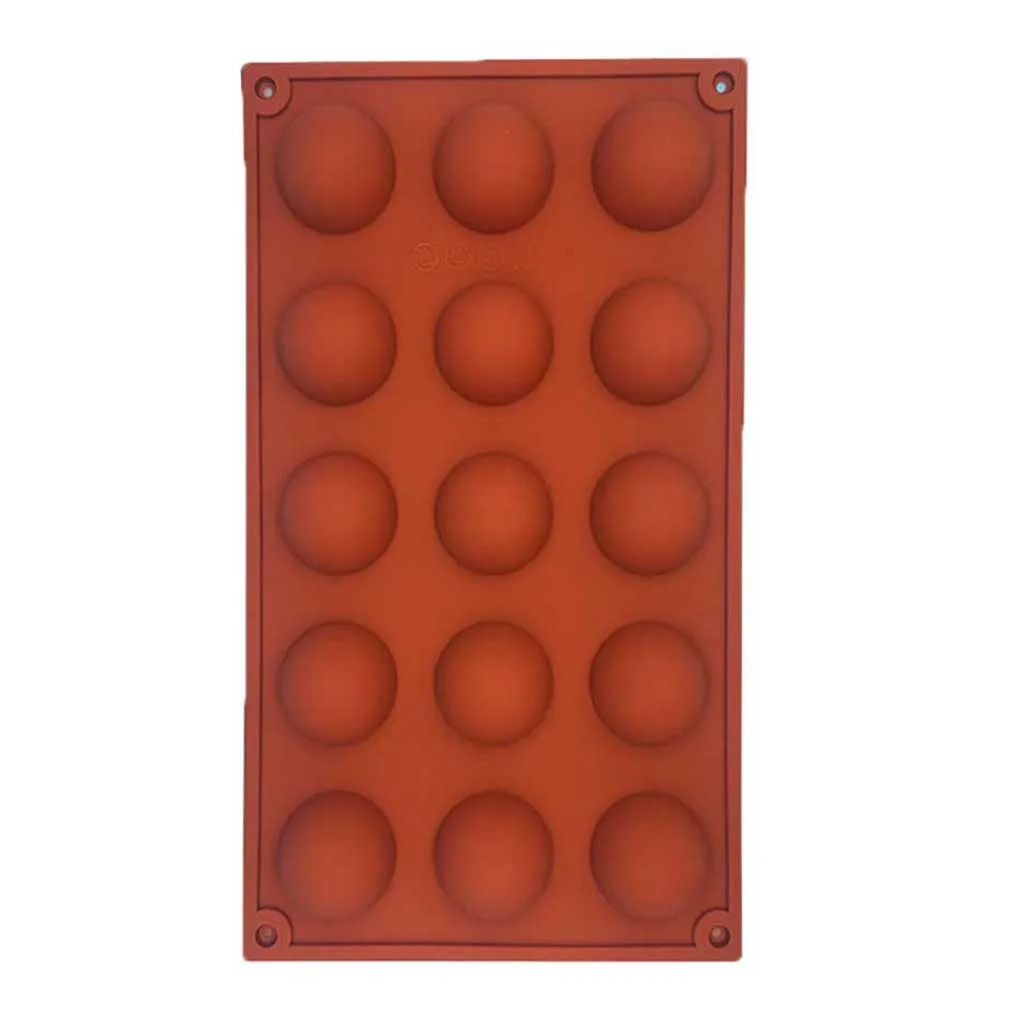 3pc DIY 6/15/24 Holes 3D Half Ball Sphere Silicone Cake Mold ice Soap For Chocolate muffin cake decorating tools#G7 | Дом и сад