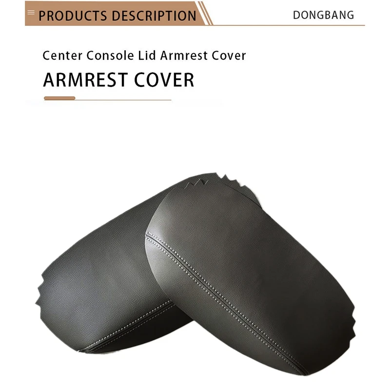 

Center Console Armrest Lid Cover for Honda Acura RL 2005 2006 2007 2008 2009 2010 Black PU Leather