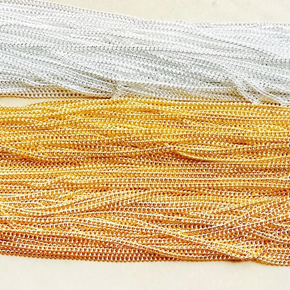 1 м блестящая цепочка для нейл арта наклейки металлическая украшения|Стразы и