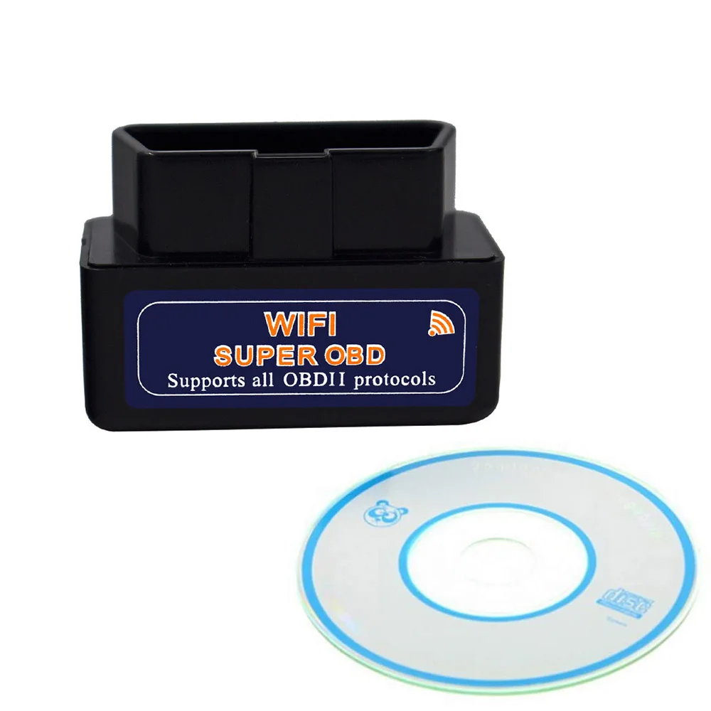 Black Scanner Wifi Elm327 V1.5 Pic18f25k80 Car Diagnostic Tools Scanner For Honda Civic Odyssey CRV Fit Accord HRV Crider INSPIRE Vezel Pilot - Цвет: Black Scanner