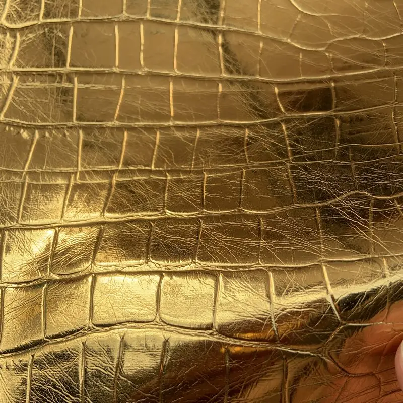 

imitation leather Metal crocodile synthetic PU mateials