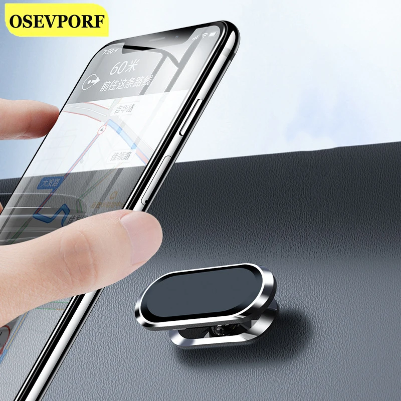 Magnet Car Mobile Phone Holder 360 Degree Rotatable Mount Support Bracket Desktop Stand Stick Dashboard Wall for iPhone Samsung