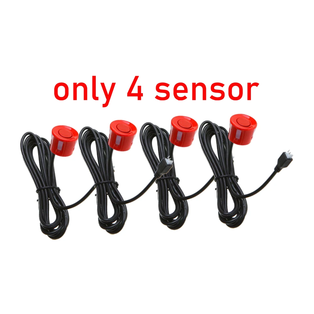 Парктроник со светодиодной индикацией с 4 датчиками парковочный радар для