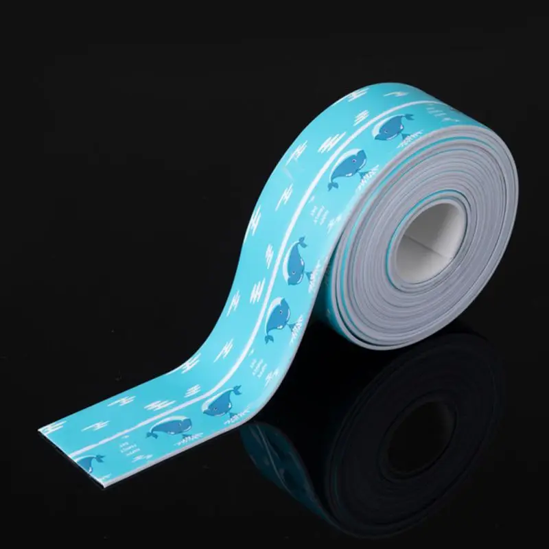 

Kitchen Bathroom Sink Sealing Strip Self-Adhesive Waterproof Sealing Tape Closestool Floor Caulk Strip Floor Edge Protector
