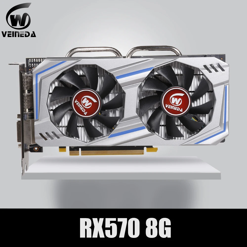 Видеокарта RX 570 DirectX 12 8GB 256-Bit GDDR5 rx 570 PCI Express 3,0x16 DP HDMI DVI Ready для видеокарты AMD geforce games