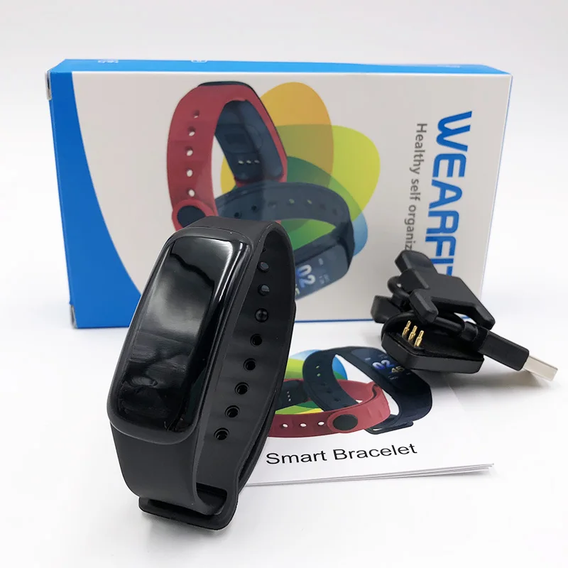 C1S Wearfit смарт-браслет часы измерение артериального давления монитор сердечного ритма Cardiaco фитнес-трекер умный Браслет