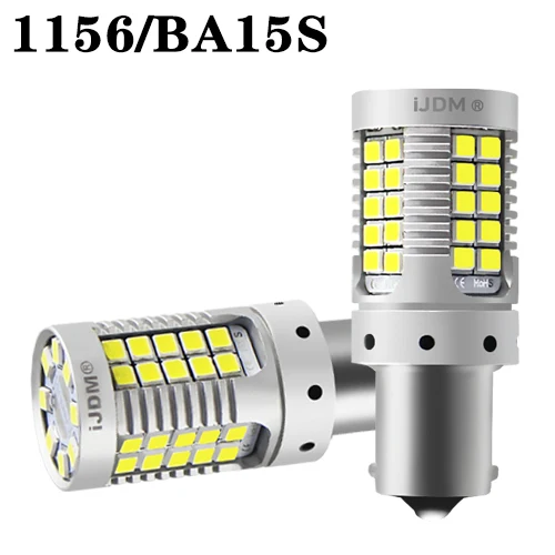 JDM Car 7440 7443 Светодиодные лампы без Hyper Flash 12 В T20 W21/5 Вт 1157 3157 3156 1156 BAU15S Светодиодные лампы для указателей поворота Красный Желтый Белый