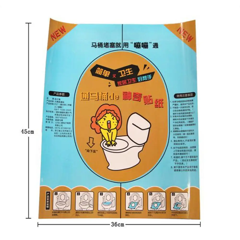 1 шт. супер Давление вантуз для унитаза простые и дешевые принцип Туалет бум