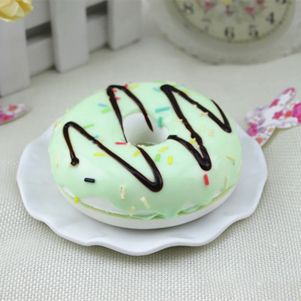 Мягкими Squeeze снятие стресса Мягкий красочный пончик Ароматические медленно