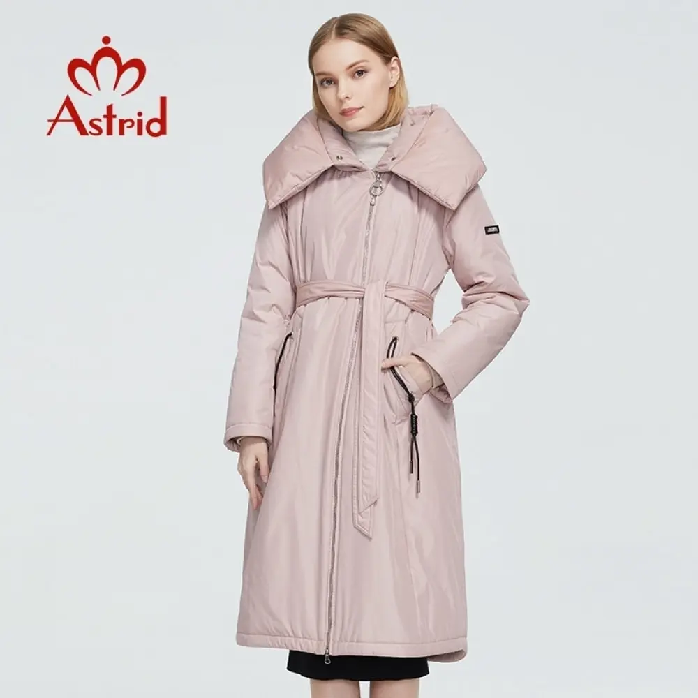 Astrid 2021 новые зимние для женщин пальто теплая длинная парка модная утепленная