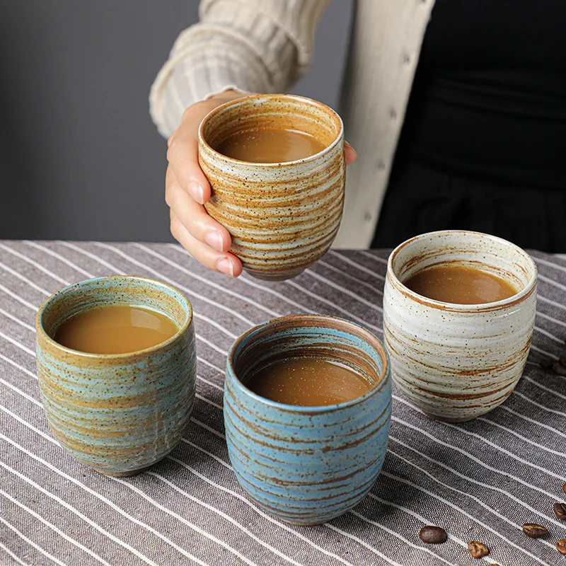 

Saudi Arabian Retro Style Coffee Cup Handmade Ceramic Glaze Tea Cup Personal Master Water Cup