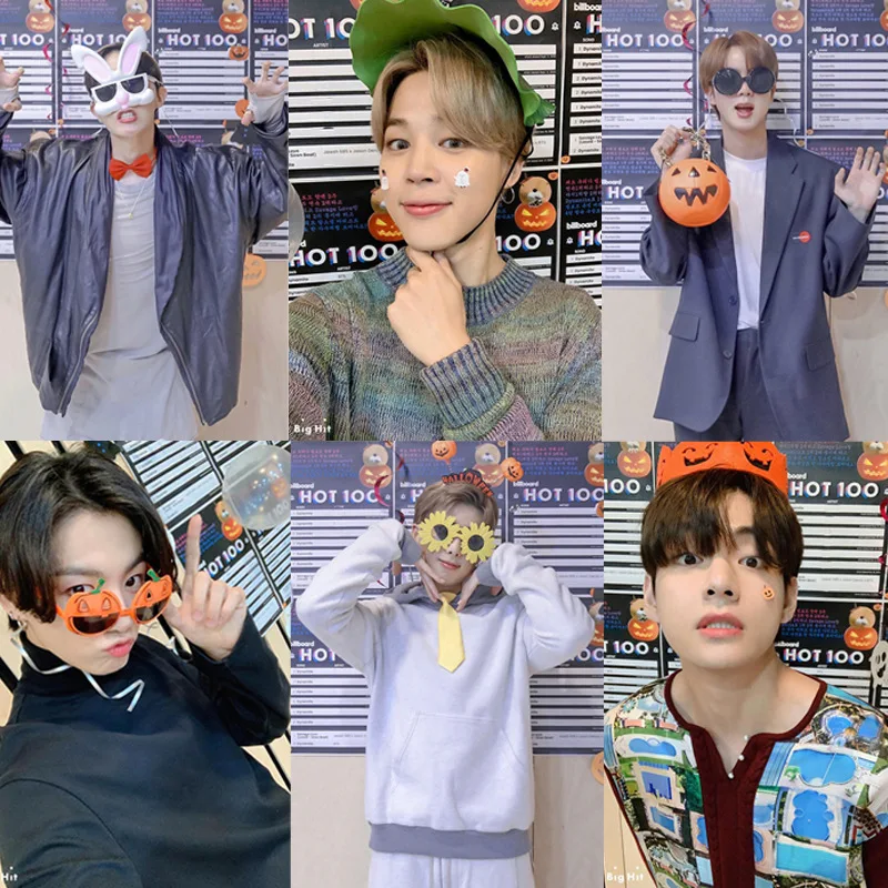 

Kpop Bangtan Boys забавная наклейка на Хэллоуин Новый фотоальбом HD постер наклейки на стену периферийные аксессуары Оптовая продажа
