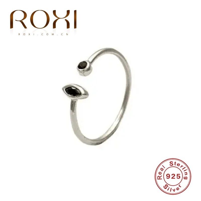 ROXI открытые кольца с простыми Луной и звездами для женщин девушек в саду на палец