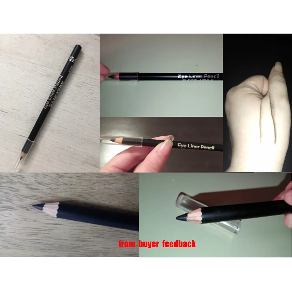 Мягкая Водостойкая Подводка для глаз легкая в нанесении Стойкая подводка