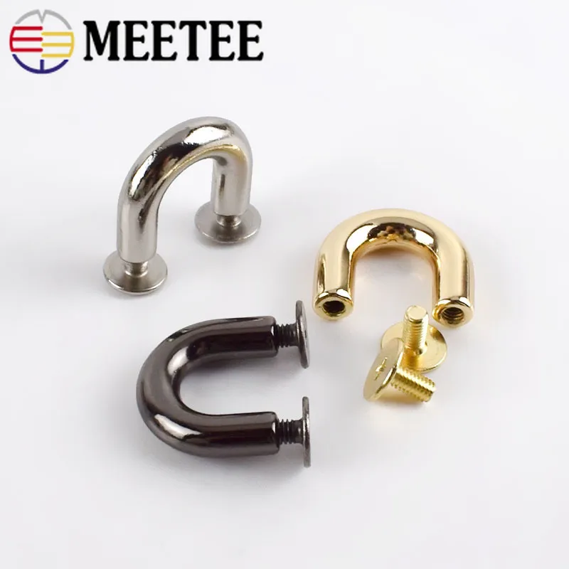 Металлические пряжки с U образными кольцами KY552 10/20 шт.|Пряжки и крючки| |