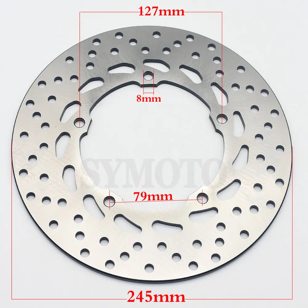 245 мм задний тормозной дисковый ротор мотоцикла для Yamaha XJ6-N 600 XJ6S SJ6N 2009-2015 XJ6-S XJ6F