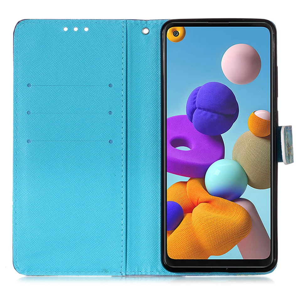 Чехол бумажник для Samsung Galaxy A21s A51 A71 M31 A70E A81 M60S A91 M80S Note 10 Pro S10 Lite S20 Ultra