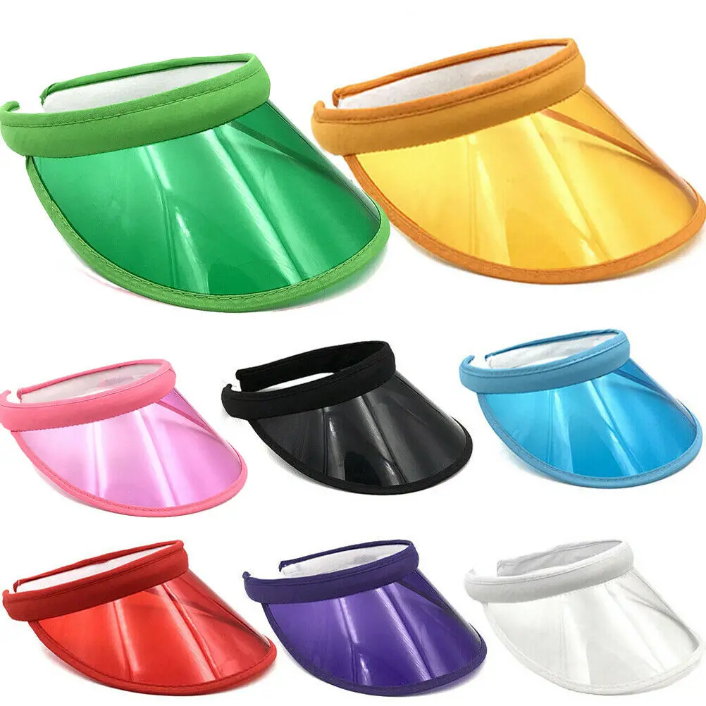 

Unisex Adjustable Cap Sports Laser 9 Colors Visors Hat Golf Tennis Beach Hat