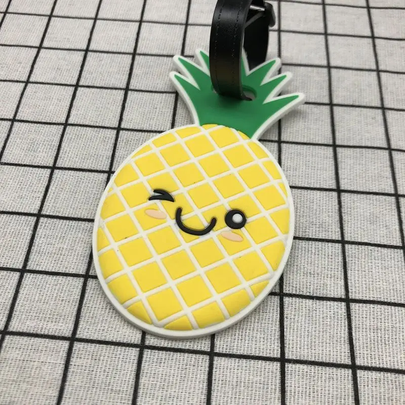 Аксессуары для путешествий с ананасом креативная бирка багажа силиконовый