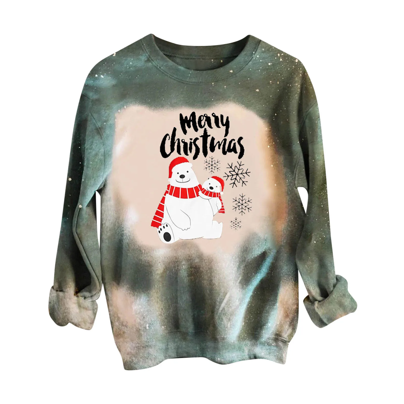 

Новинка 2021, модные женские осенние Топы, облегающие Повседневные свитера с рождественским принтом и длинным рукавом, топ, блузка, Женская то...