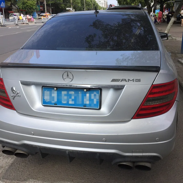 Спойлер для Mercedes Benz W204 C280 C200 C260 C300 AMG из АБС пластика спойлер багажника заднего