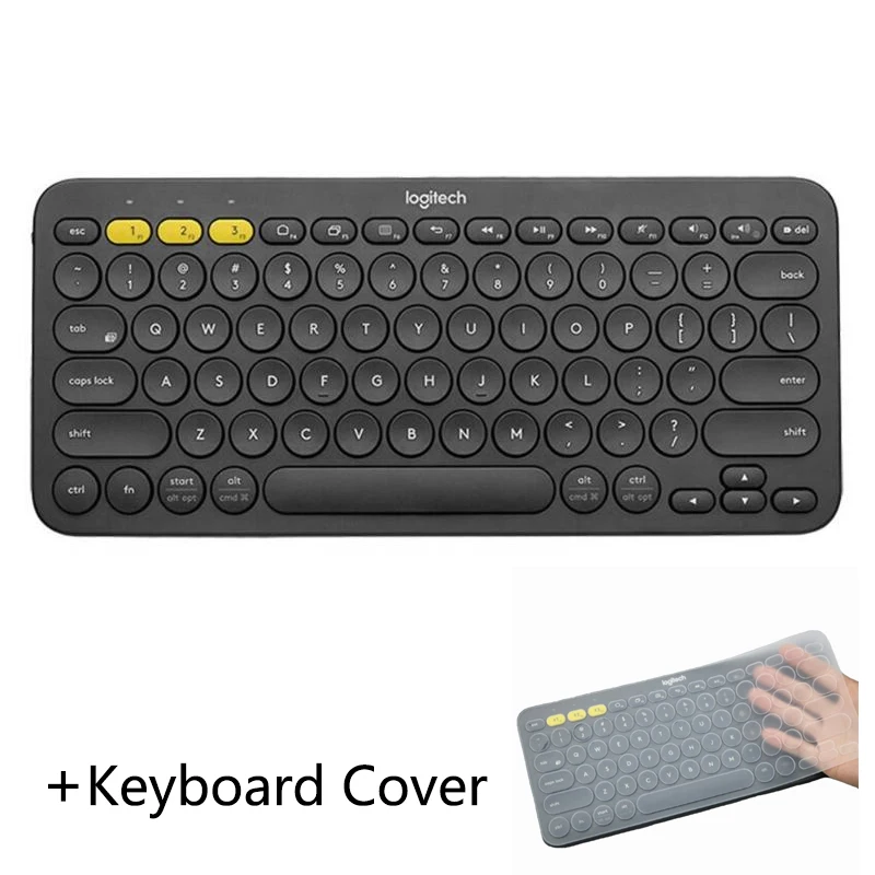 Клавиатура Logitech K380 Беспроводная с Bluetooth и мягким силиконовым