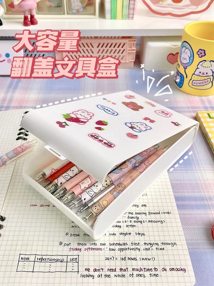 

Простой чехол для карандашей, милый школьный чехол для карандашей, чехол для карандашей для учеников, канцелярские принадлежности, милый пе...