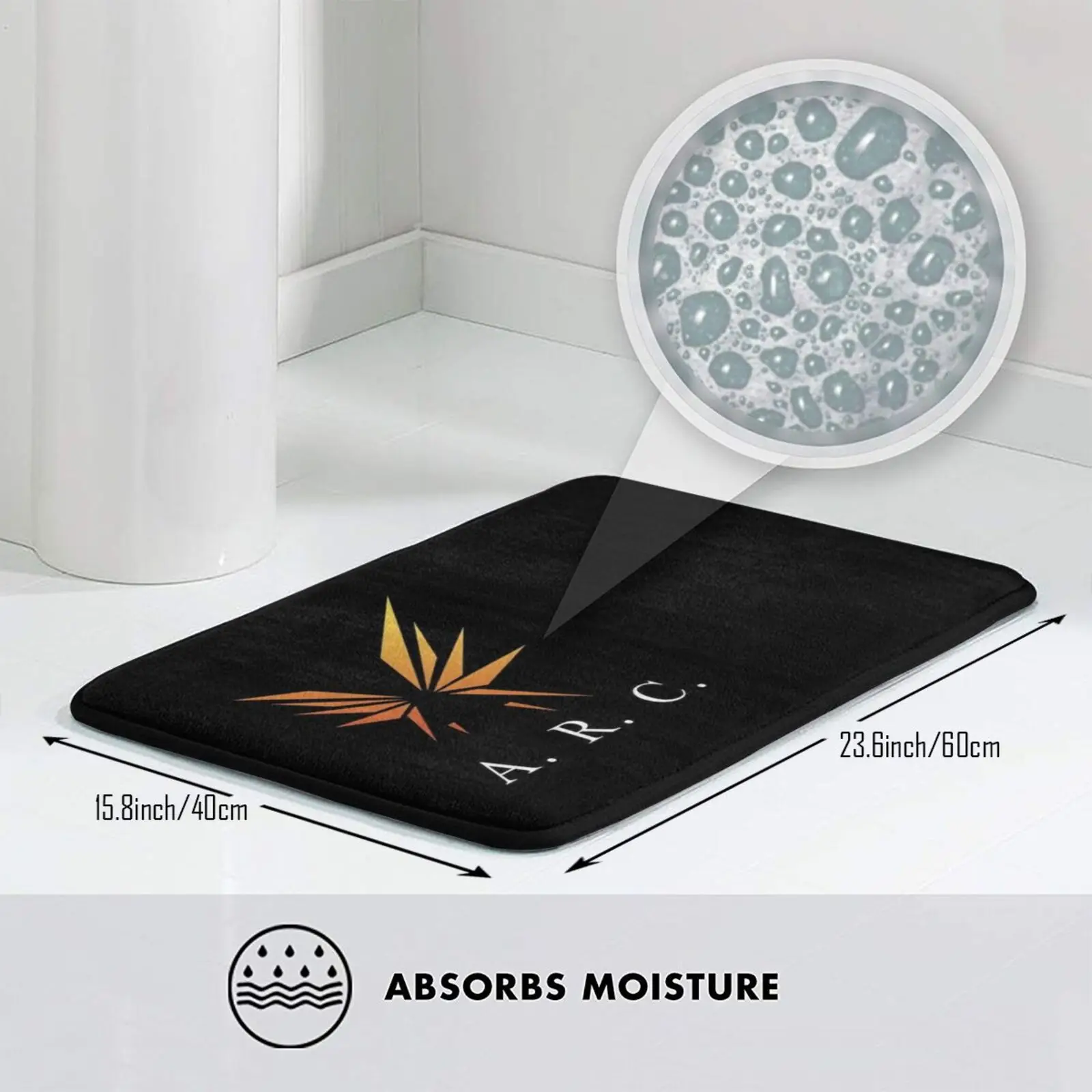 Дружеское отношение к человечеству. Коврик с логотипом коврик мягкий