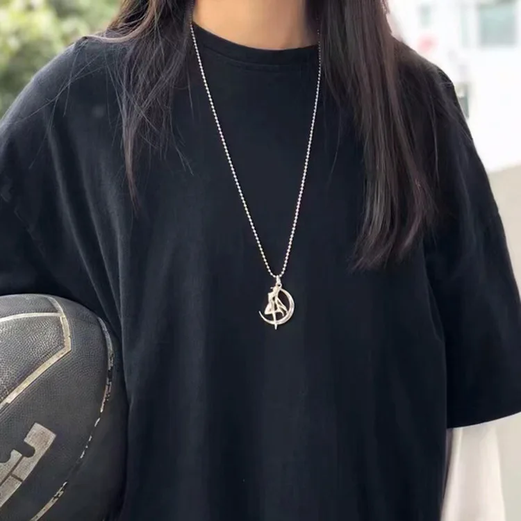 Хип хоп нержавеющая сталь цепочка из бисера геометрическое ожерелье