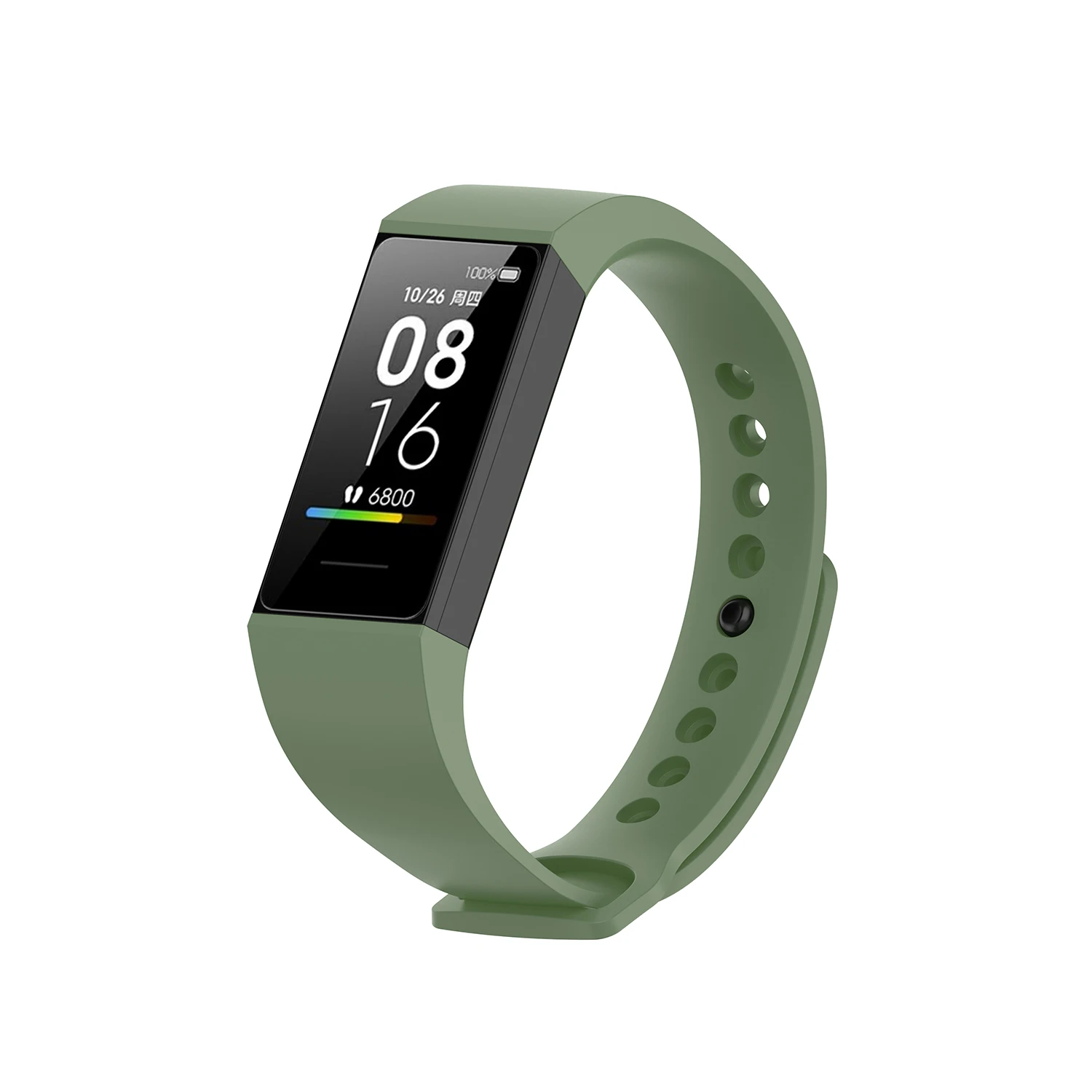 Ремешок силиконовый для Xiaomi Mi Band 4C сменный спортивный мягкий браслет умного