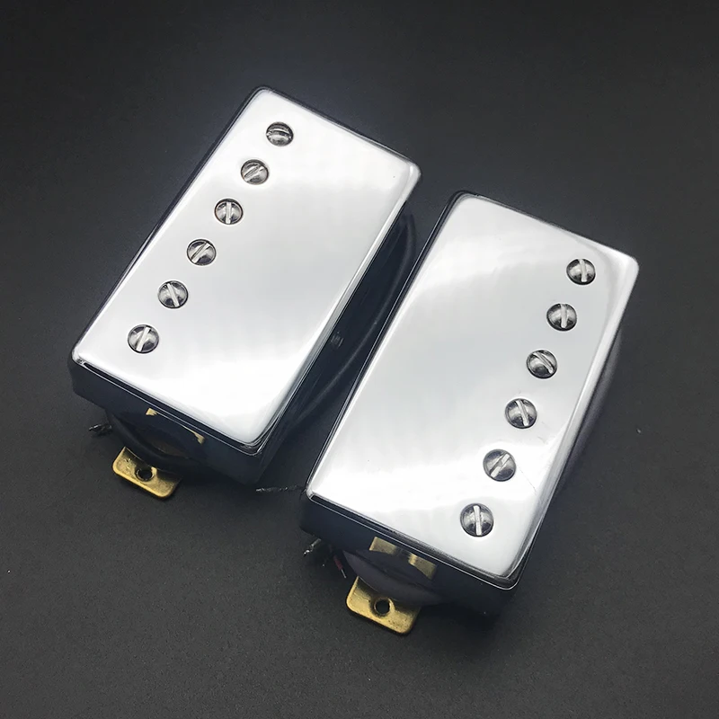 elektrische gitarre doppel coil humbucker pickup neck brücke pickup 50mm 52mm keramik magnet 2 leiter für lp gitarre free global shipping