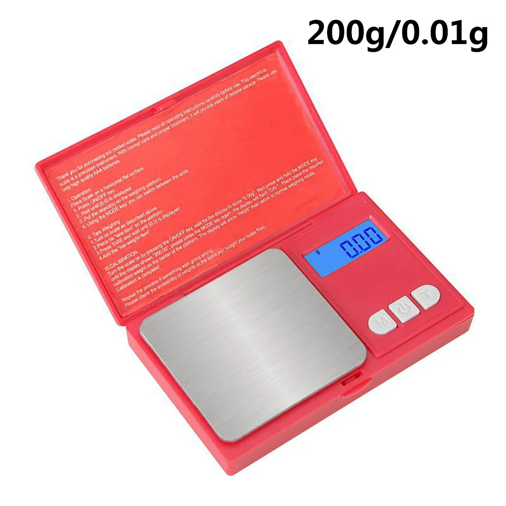 Ювелирные мини электронные весы из нержавеющей стали цифровые карманные золото