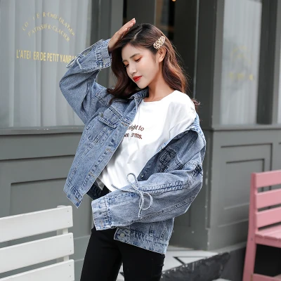 ZQLZ Осенняя джинсовая куртка женская 2020 новая уличная Повседневная женское