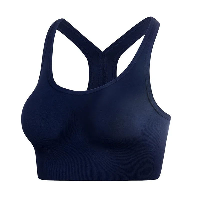 

2020 Yoga Vest Women's Running Fitness Sports Bra Adjustable Sports Underwear Solid Color Sports Bra and Underwear for Girls