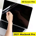 Защита экрана HD для 2021 MacBook Pro 14 16 M1 Pro Max A2442 2020 A2289 A2338 A2485 A2179 A2337 A1932 A2179 мягкая прозрачная пленка