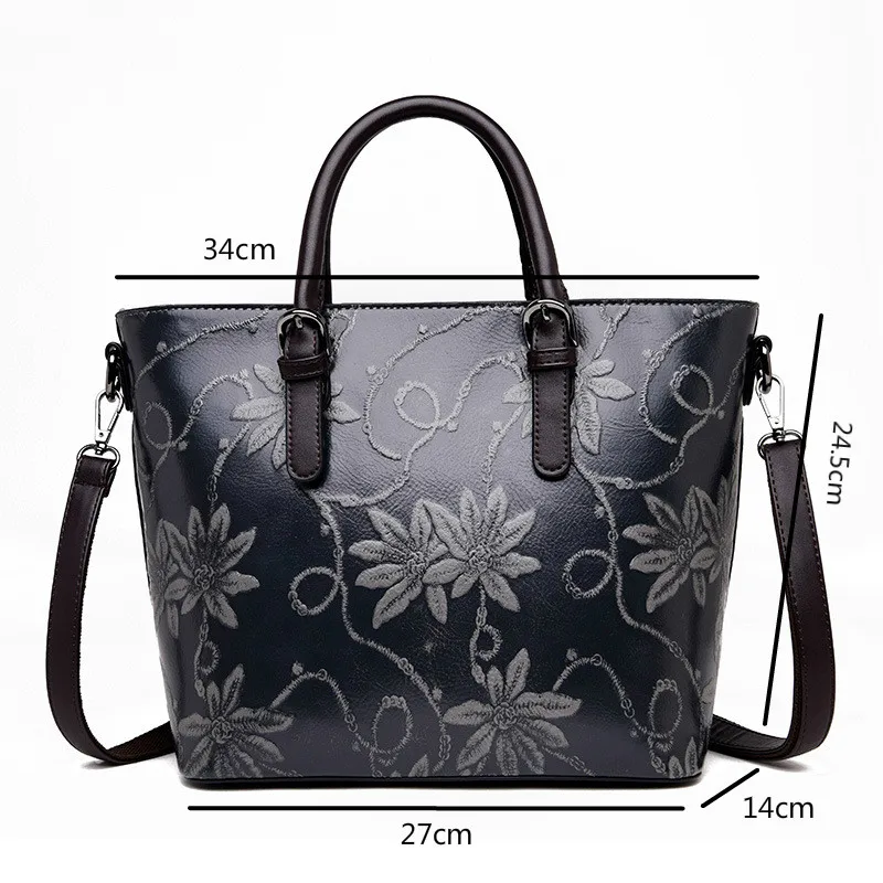 

Fashion Designer Bag 2021 New Soft Leather Women Luxury Handbag Large Capacity Shoulder Messenger Bag Casual Tote Bolsa Feminina