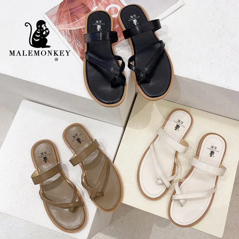 

Summer Women Slippers Beach Shoes 2021 Casual Rome Open-toed Slides Flat Slippers Casual Outdoot Female Ladies Shoes Black