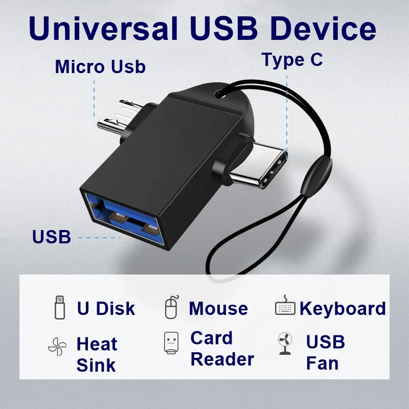 Адаптер OTG Tongdaytech переходник Micro USB Type C к 3 0 Type-C для Samsung Huawei Xiaomi Macbook | Мобильные