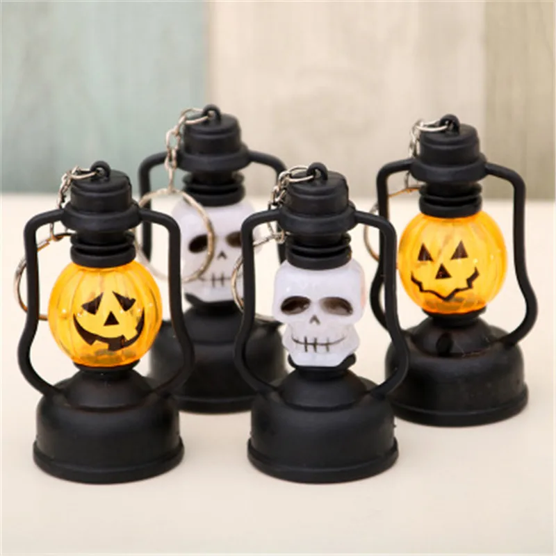 Новинка светильник в виде тыквы на Хэллоуин пластиковый мини для вечевечерние