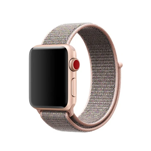 5 Спортивные петли для наручных часов Apple watch, версии 5 4 44 мм 40 мм, ремешок 42 мм, 38 мм, версия наручных часов Iwatch серии 5/4/3/2/1 двухслойного тканого нейлона браслет ремень - Цвет ремешка: 5
