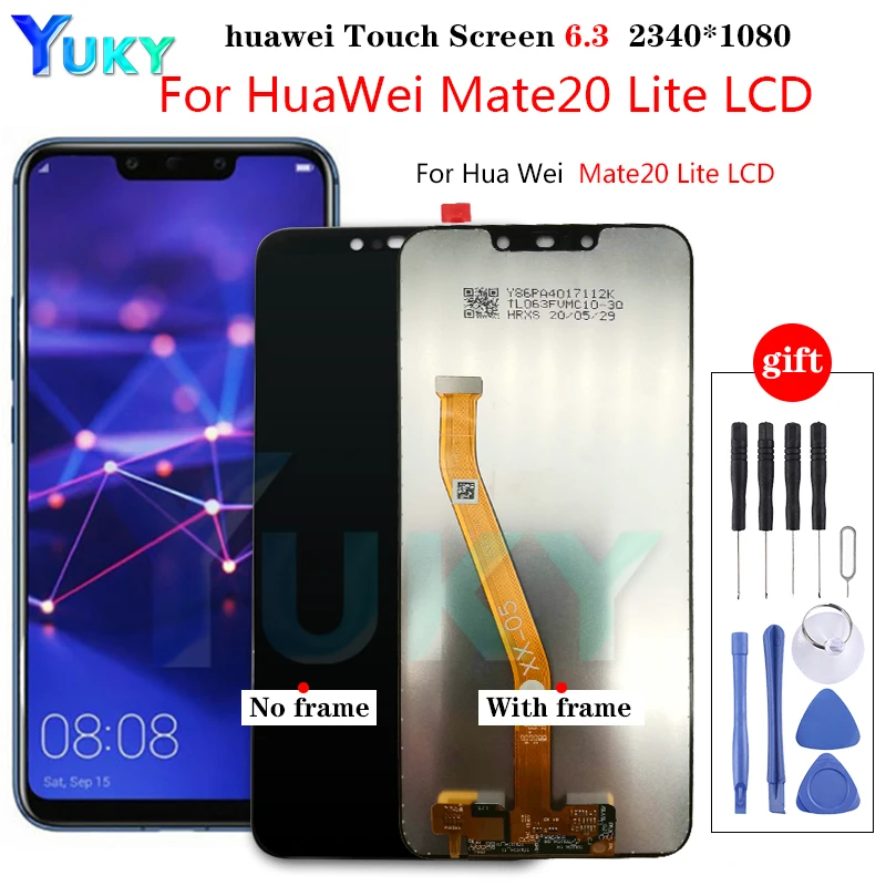 ЖК-дисплей для Huawei mate 20 lite с сенсорным экраном и дигитайзером в сборе сменный