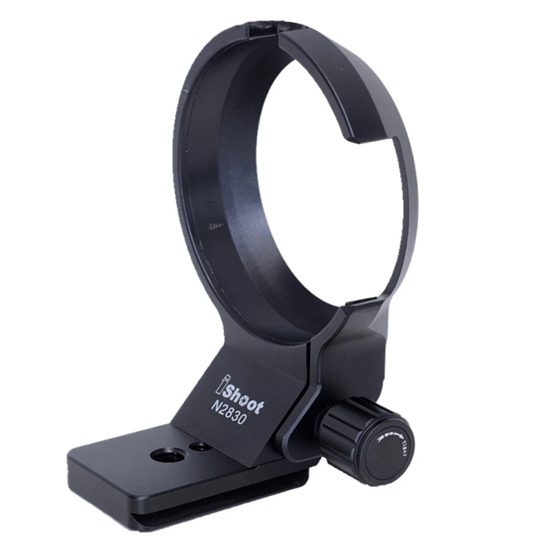 

IShoot Lens Collar Foot with Camera Ballhead Quick Release Plate for Nikon AF-S 28-300mm F/3.5-5.6G ED VR Tripod Mount Ring